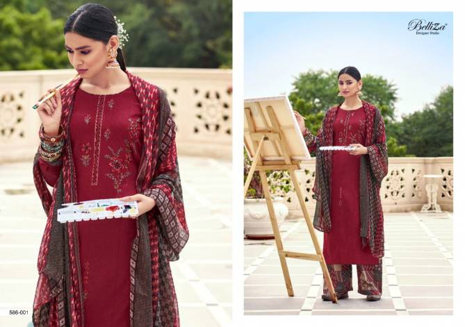 Belliza Aadhya Premium Casual Daily Wear Jam Cotton Printed Designer Dress Material Collection